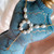 collier caresse de perles - collier lariat Y - perles rondes d'eau douce - pendentif plaqué or - bijou de mariage - fermoir homard