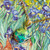 Miniature Peinture sur Perle Baroque - Iris Van Gogh