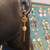 La Rose Or & Perle Boucles d'oreilles élégantes