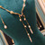 ​Collier Modulable "Infinité" – Perles Baroques, Citrine & Quartz