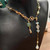 Collier Modulable Vague de Jade" – Jade Bleu et Blanc, Quartz & Perle Baroque