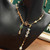 Collier Modulable Vague de Jade" – Jade Bleu et Blanc, Quartz & Perle Baroque