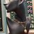 Collier Double Rang "Rameau Baroque" – Perle Majestueuse & Branche Dorée