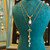 Collier Double Rang "Vaisseau Cosmique" – Perle Baroque & Pendentif Astral