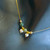 ​Collier Ras du Cou Modulable "Notes de Musique" – Jade & Perles Rondes