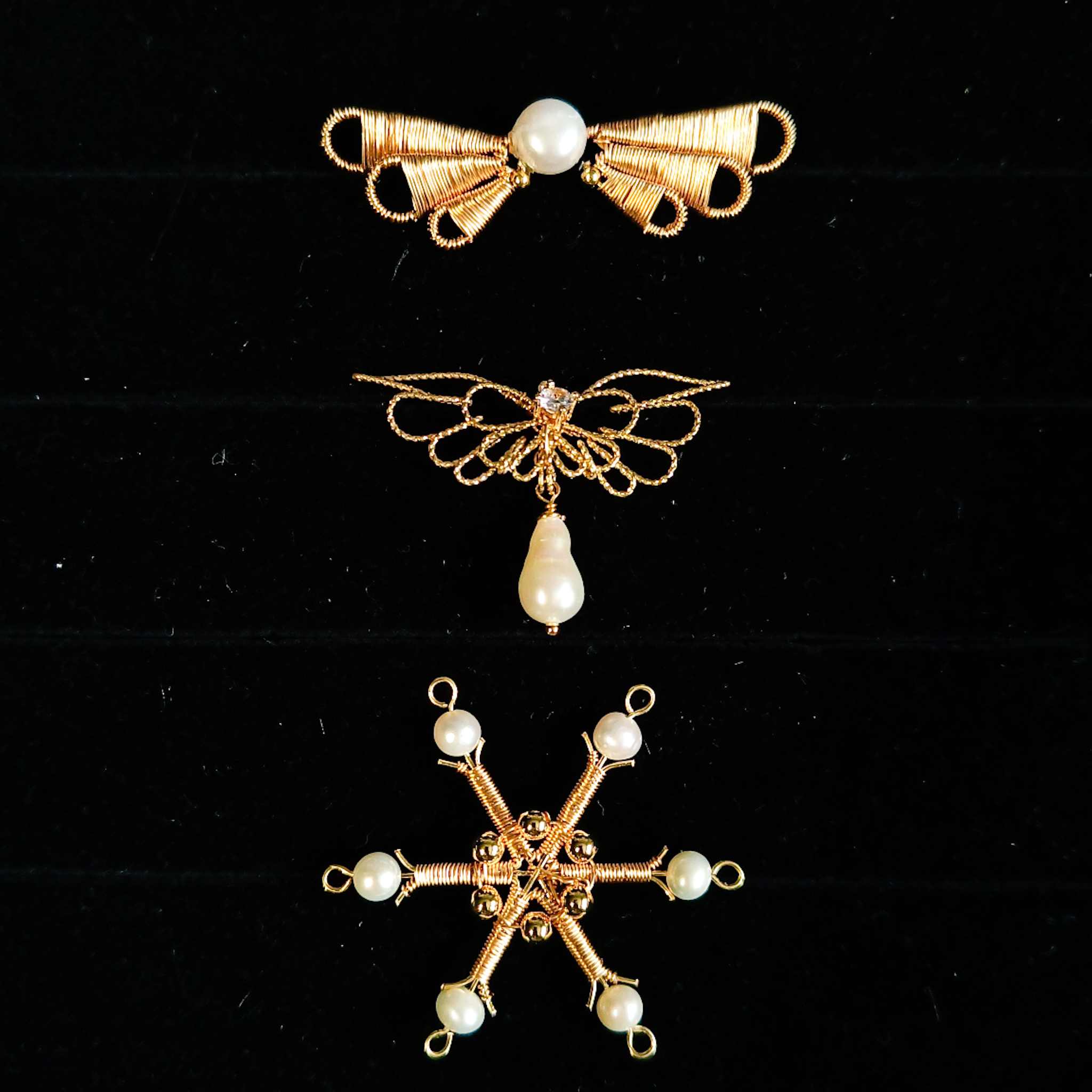 Bijoux de Noël : Scintillement des Perles d'Eau Douce