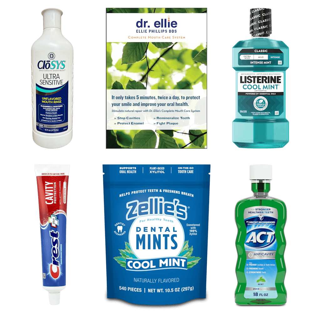 Dr. Ellies Complete Mouth Care System with Zellies Xylitol Dental Mints