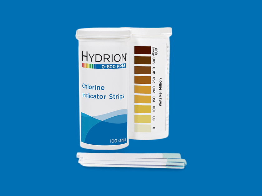 New Product: Hydrion Chlorine 0-800 ppm Test Kit