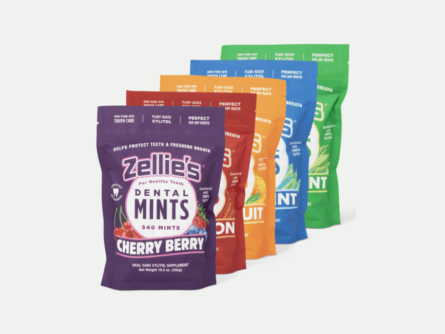 New Product: Zellie's Xylitol Mints Month Supply Pouch