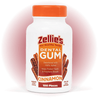 Zellies Xylitol Dental Gum Jar Cinnamon