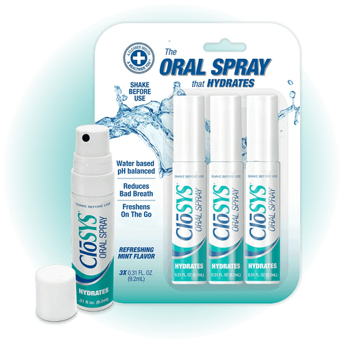 CloSYS 3pk Oral Spray 0.31oz Bottle