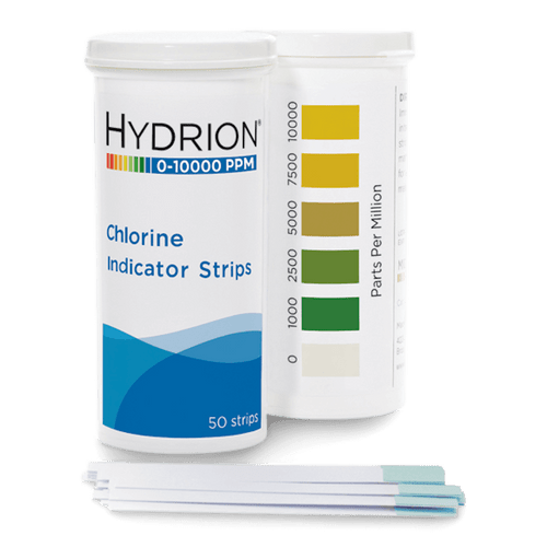 Hydrion Chlorine 0-10000 ppm Test Kit