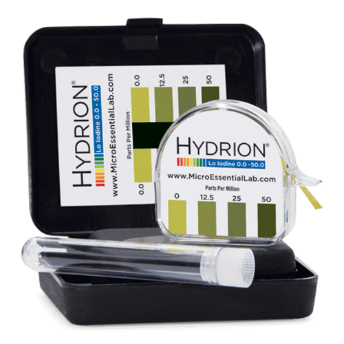 Hydrion Iodine 0-50 ppm Test Kit - 4.5 Metre Iodine Test Paper