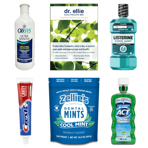 Dr. Ellies Complete Mouth Care System with Zellies Xylitol Dental Mints
