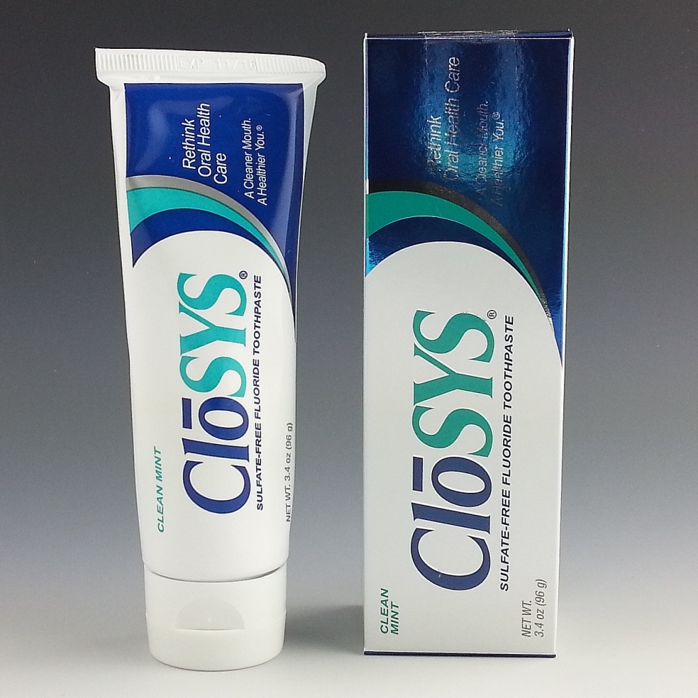 CloSYS Sulfate-Free Fluoride Toothpaste 3.4 oz - New Product Release ...