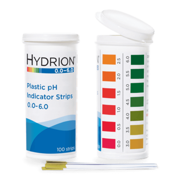 Hydrion Spectral pH 06 Test Kit pH Test Strips
