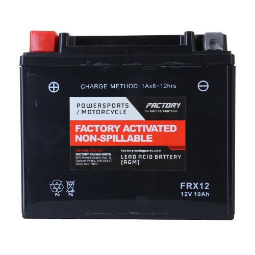 ノン FRP AGM Battery FRX12 For ATVs, Motorcycles, and Scooters YTX12