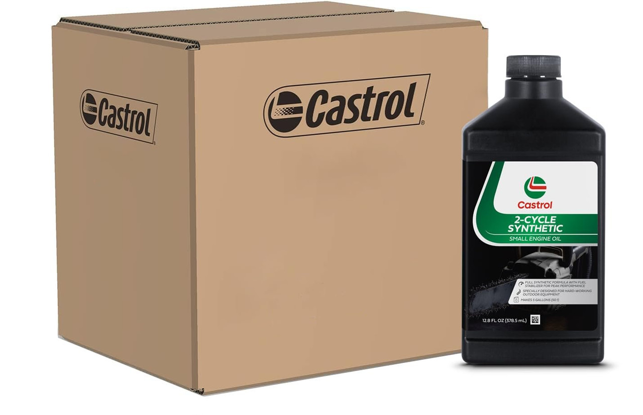 Castrol 2 Cycle Oil - Small Engine Formula - 24 Pack (12.8oz)