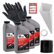 Factory Racing Parts SAE 10W-40 4qt Oil Change Kit Fits Yamaha YZF- R1