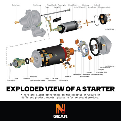 New Starter 1992 NISSAN 240SX 2.4L