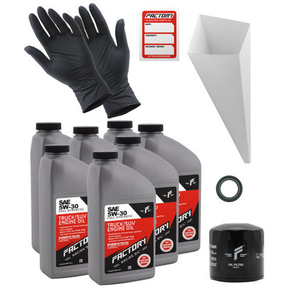Factory Racing Parts 5W-30 7 Quart Oil Change Kit for Ford F250 F350 Super Duty Factory Racing Parts 5W-30 7 Quart Oil Change Kit for Ford F250 F350 Super Duty