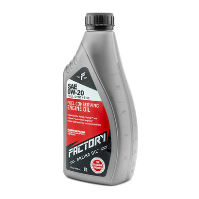 Factory Racing Parts 0W-20 4.5 Qt Oil Change Kit for Toyota Camry Lexus Es300h Factory Racing Parts 0W-20 4.5 Qt Oil Change Kit for Toyota Camry Lexus Es300h