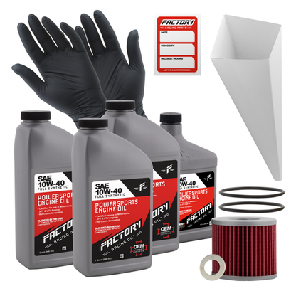 Factory Racing Parts 10W40 3.5Qt Oil Change Kit Fits Suzuki GS650 GS1100 Factory Racing Parts 10W40 3.5Qt Oil Change Kit Fits Suzuki GS650 GS1100