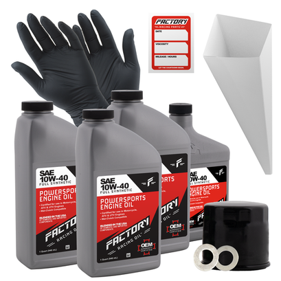 Factory Racing Parts 10W40 3.5Qt Oil Change Kit Fits Suzuki VZ1500 M90 Boulevard Factory Racing Parts 10W40 3.5Qt Oil Change Kit Fits Suzuki VZ1500 M90 Boulevard