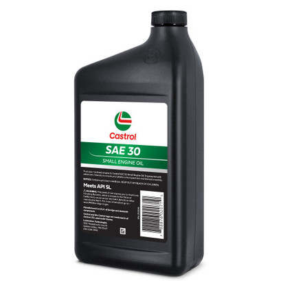 Castrol SAE 30 Small Engine Oil For 4-Cycle Engines - Protects Against Rust & Corrosion - Formulated For Air-Cooled Engines - 32oz