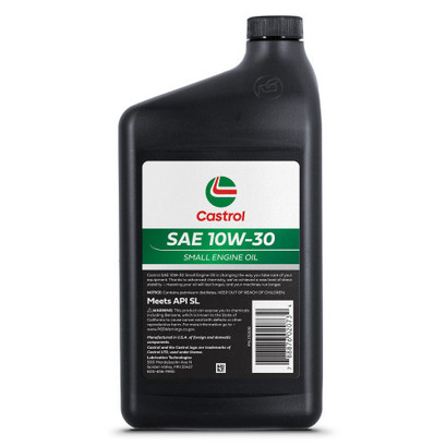 Castrol SAE 10W-30 Small Engine Oil For 4-Cycle Engines - Protects Against Rust & Corrosion - Suitable for Lawn Mowers and Outdoor Power Equipment - 32oz Castrol SAE 10W-30 Small Engine Oil For 4-Cycle Engines - Protects Against Rust & Corrosion - Suitable for Lawn Mowers and Outdoor Power Equipment - 32oz