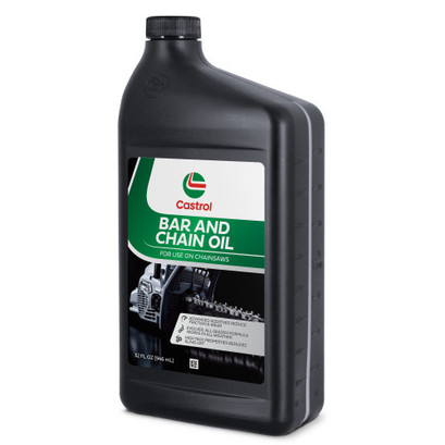 Castrol Bar & Chain Oil For Chainsaws - Reduces Friction & Wear - All Season Formula - High-tacking to Reduce Sling-Off - 32oz Castrol Bar & Chain Oil For Chainsaws - Reduces Friction & Wear - All Season Formula - High-tacking to Reduce Sling-Off - 32oz