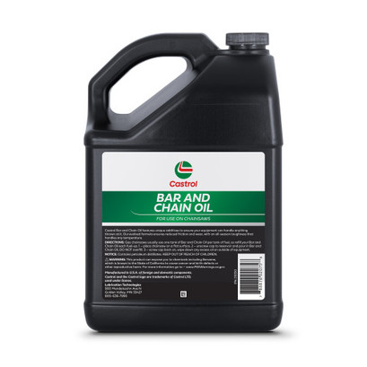 Castrol Bar & Chain Oil For Chainsaws - Reduces Friction & Wear - All Season Formula - High-tacking to Reduce Sling-Off - 1gal Castrol Bar & Chain Oil For Chainsaws - Reduces Friction & Wear - All Season Formula - High-tacking to Reduce Sling-Off - 1gal