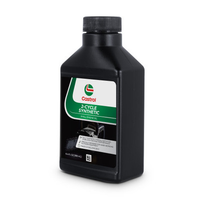 Castrol 2 Cycle Full Synthetic Oil - Small Engine Formula - 50:1 Mix Ratio - Includes Fuel Stabilizer - 6.4oz Castrol 2 Cycle Full Synthetic Oil - Small Engine Formula - 50:1 Mix Ratio - Includes Fuel Stabilizer - 6.4oz