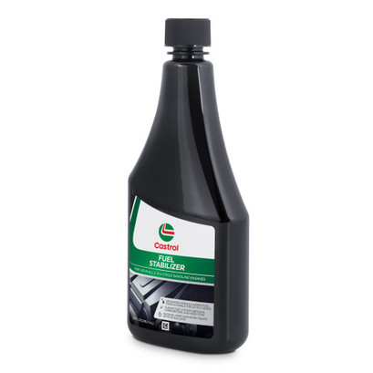 Castrol Fuel Stabilizer For 2 & 4 Cycle Gasoline Engines - Alcohol-free Formula - Keeps fuel fresh & stable for up to 2 years - Treat up to 25 Gallons - Case of 6 (10oz) Castrol Fuel Stabilizer For 2 & 4 Cycle Gasoline Engines - Alcohol-free Formula - Keeps fuel fresh & stable for up to 2 years - Treat up to 25 Gallons - Case of 6 (10oz)