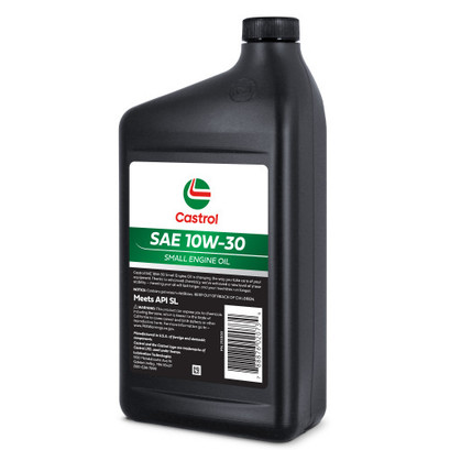 Castrol SAE 10W-30 Small Engine Oil For 4-Cycle Engines - Protects Against Rust & Corrosion - Suitable for Lawn Mowers and Outdoor Power Equipment - Case of 12 (1qt) Castrol SAE 10W-30 Small Engine Oil For 4-Cycle Engines - Protects Against Rust & Corrosion - Suitable for Lawn Mowers and Outdoor Power Equipment - Case of 12 (1qt)