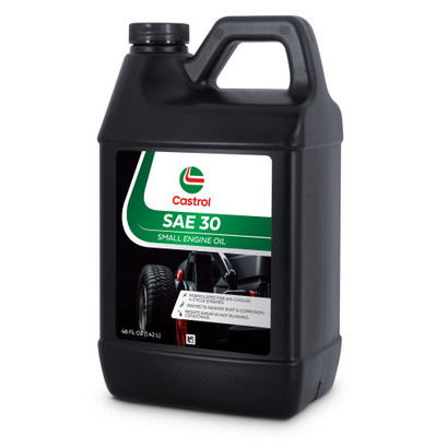Castrol SAE 30 Small Engine Oil For 4-Cycle Engines - Protects Against Rust & Corrosion - Formulated For Air-Cooled Engines - Case of 6 (48oz)
