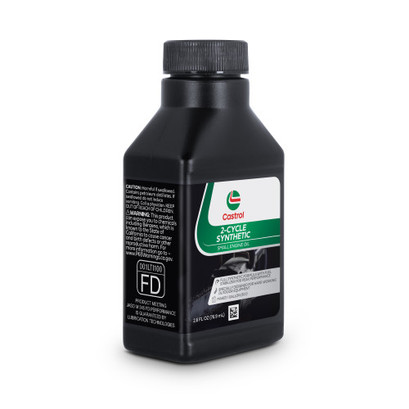 Castrol 2 Cycle Full Synthetic Oil - Small Engine Formula - 50:1 Mix Ratio - Includes Fuel Stabilizer - Case of 24 (2.6oz) Castrol 2 Cycle Full Synthetic Oil - Small Engine Formula - 50:1 Mix Ratio - Includes Fuel Stabilizer - Case of 24 (2.6oz)