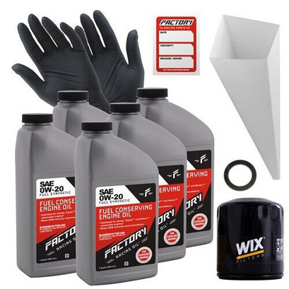 Factory Racing Parts Oil Change Kit Fits Mazda MX-5 Miata 2.0L L4 2011-2015 0W-20 Full Synthetic Oil - 5 Quarts Factory Racing Parts Oil Change Kit Fits Mazda MX-5 Miata 2.0L L4 2011-2015 0W-20 Full Synthetic Oil - 5 Quarts