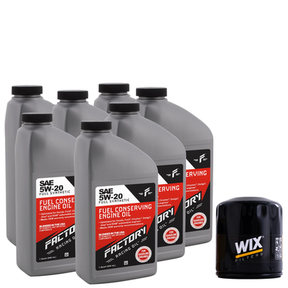 Factory Racing Parts Basic Oil Change Kit For Dodge 5W-20 Oil - 7 Quarts Factory Racing Parts Basic Oil Change Kit For Dodge 5W-20 Oil - 7 Quarts