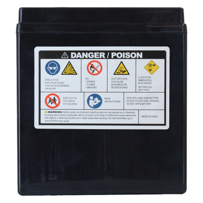 Factory Racing Parts AGM Battery FRX16 For Motorcycles YTX16-BS, BTX16-BS - Ready to Install Factory Racing Parts AGM Battery FRX16 For Motorcycles YTX16-BS, BTX16-BS - Ready to Install