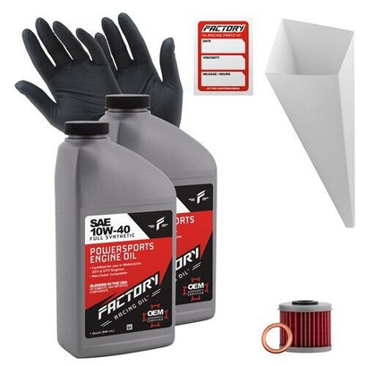 Factory Racing Parts 10W40 2Qt Oil Change Kit Fits Honda CRF250R CRF250RX Factory Racing Parts 10W40 2Qt Oil Change Kit Fits Honda CRF250R CRF250RX