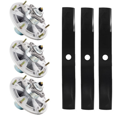 MOTIVITY Mower Blade & Spindle Kit Fits John Deere Z520A Z830A Z840A Z925A Z925M Z930M 54" 60" Decks M136195 TCA17518 MOTIVITY Mower Blade & Spindle Kit Fits John Deere Z520A Z830A Z840A Z925A Z925M Z930M 54" 60" Decks M136195 TCA17518
