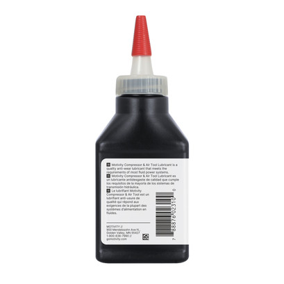 MOTIVITY Compressor & Air Tool Oil, Anti-Wear & Corrosion Protection  – 12 Pack (4 fl oz bottles)