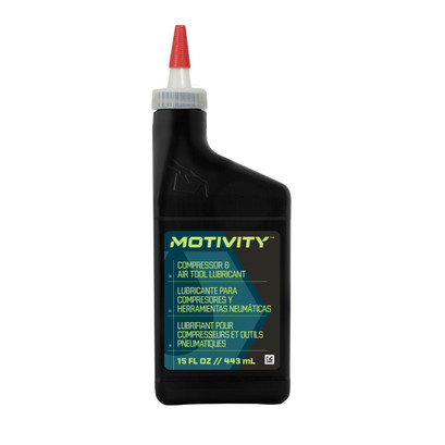 MOTIVITY Compressor & Air Tool Oil, Anti-Wear & Corrosion Protection – 12 Pack (15oz bottles) MOTIVITY Compressor & Air Tool Oil, Anti-Wear & Corrosion Protection – 12 Pack (15oz bottles)