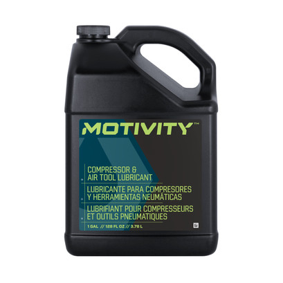 MOTIVITY Compressor & Air Tool Oil, Anti-Wear & Corrosion Protection – 4 Pack (1 gallon bottles)