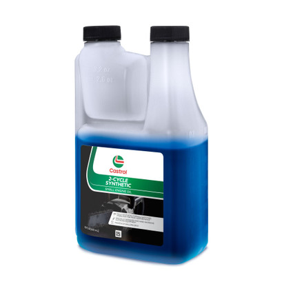 Castrol 2 Cycle Full Synthetic Oil - 6 Pack | Small Engine Formula | 50:1 Mix Ratio | Includes Fuel Stabilizer Castrol 2 Cycle Full Synthetic Oil - 6 Pack | Small Engine Formula | 50:1 Mix Ratio | Includes Fuel Stabilizer
