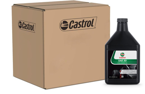 Castrol SAE 30 Small Engine Oil For 4-Cycle Engines – Protects Against Rust & Corrosion – Formulated For Air-Cooled Engines - 6 Pack (18oz) Castrol SAE 30 Small Engine Oil For 4-Cycle Engines – Protects Against Rust & Corrosion – Formulated For Air-Cooled Engines - 6 Pack (18oz)