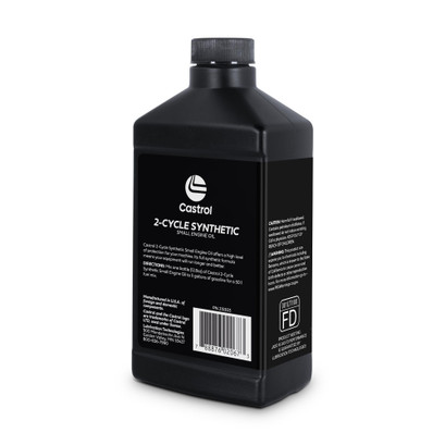 Castrol 2 Cycle Full Synthetic Oil - Small Engine Formula - 50:1 Mix Ratio - Includes Fuel Stabilizer - 24 Pack (12.8oz) Castrol 2 Cycle Full Synthetic Oil - Small Engine Formula - 50:1 Mix Ratio - Includes Fuel Stabilizer - 24 Pack (12.8oz)