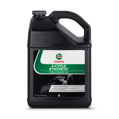 Castrol 2 Cycle Full Synthetic Oil - Small Engine Formula - 50:1 Mix Ratio - Includes Fuel Stabilizer - 4 Pack (1gal) Castrol 2 Cycle Full Synthetic Oil - Small Engine Formula - 50:1 Mix Ratio - Includes Fuel Stabilizer - 4 Pack (1gal)
