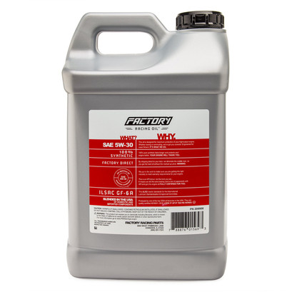 Factory Racing Oil SAE 5W-30 Full Synthetic Truck Oil, API SP GF-6A, 2.5 Gallons
